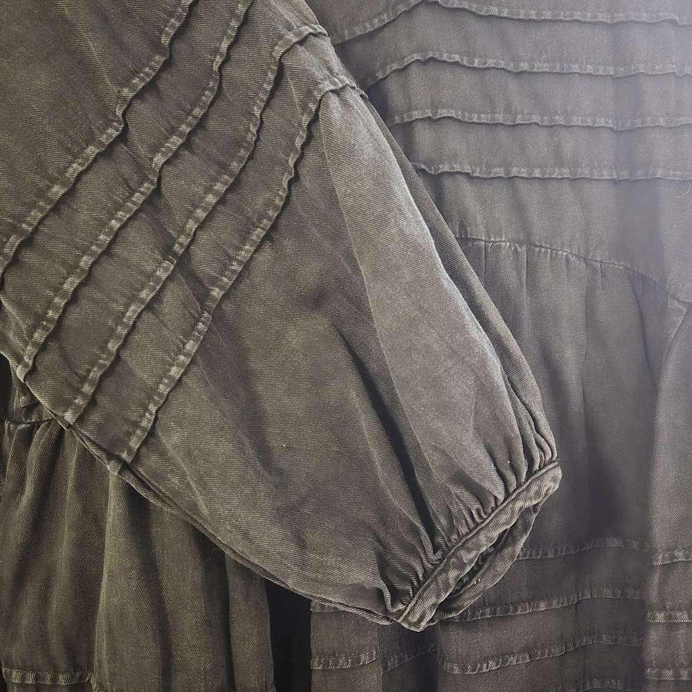 Talulah Charcoal V-Neck Dress - Picture 2 of 4